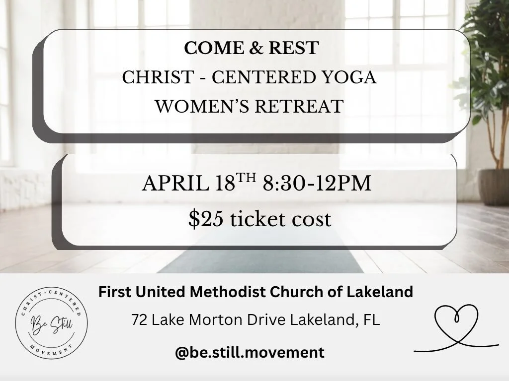 ✨ Come &amp; Rest Together: You&rsquo;re invited to a Women&rsquo;s Morning Retreat. 

Step away from the noise and into stillness at a peaceful women&rsquo;s half-day retreat designed to help you learn &amp; engage in rest while connecting to God&rs
