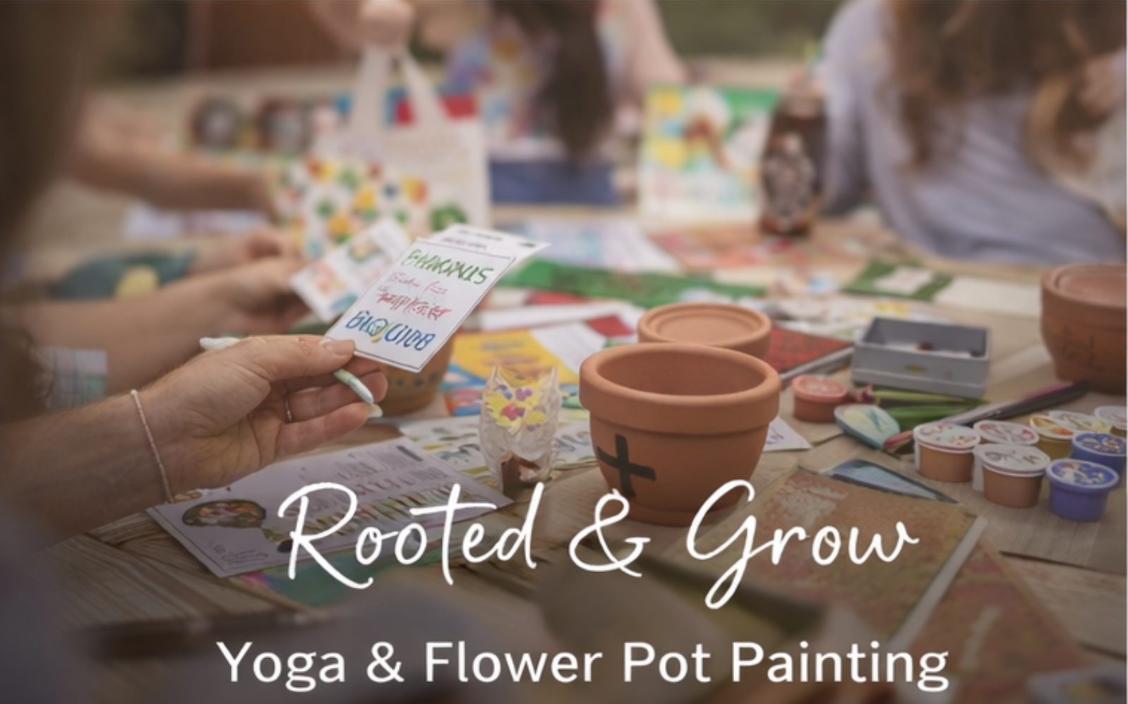 Rooted & Grow - Yoga & Flower Pot Painting