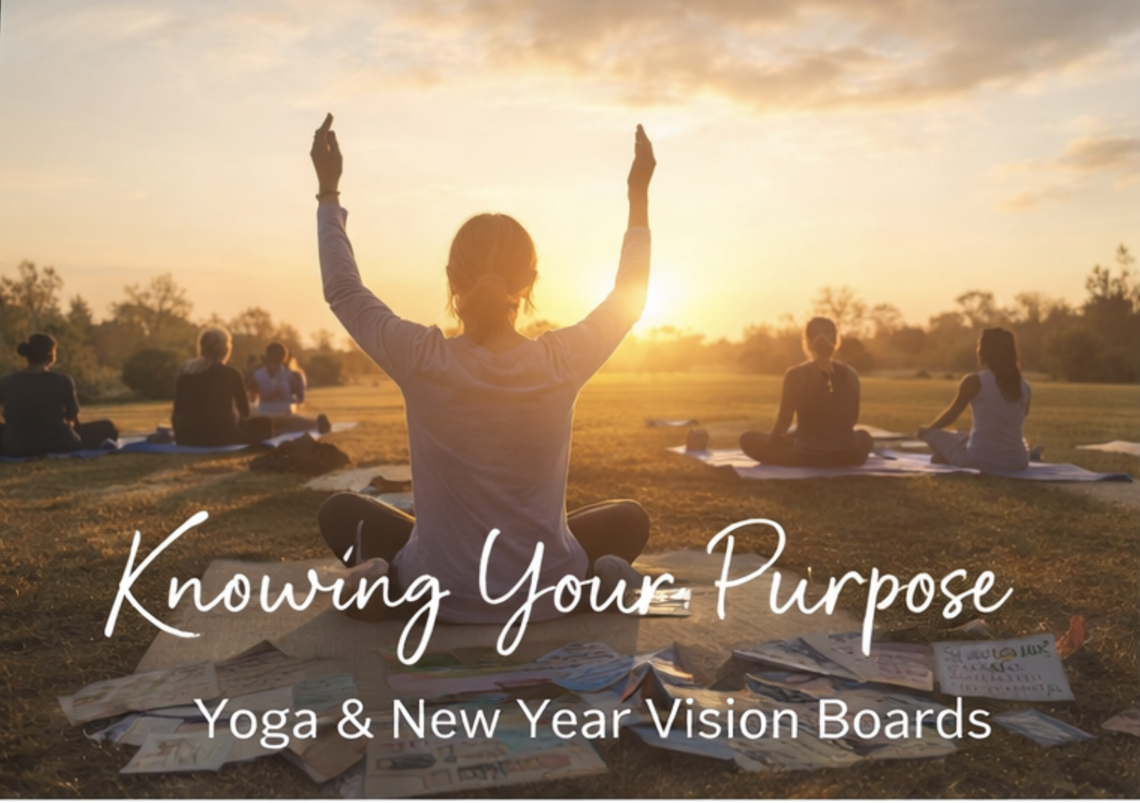 Knowing Your Purpose - Outdoor Yoga & Vision Boards