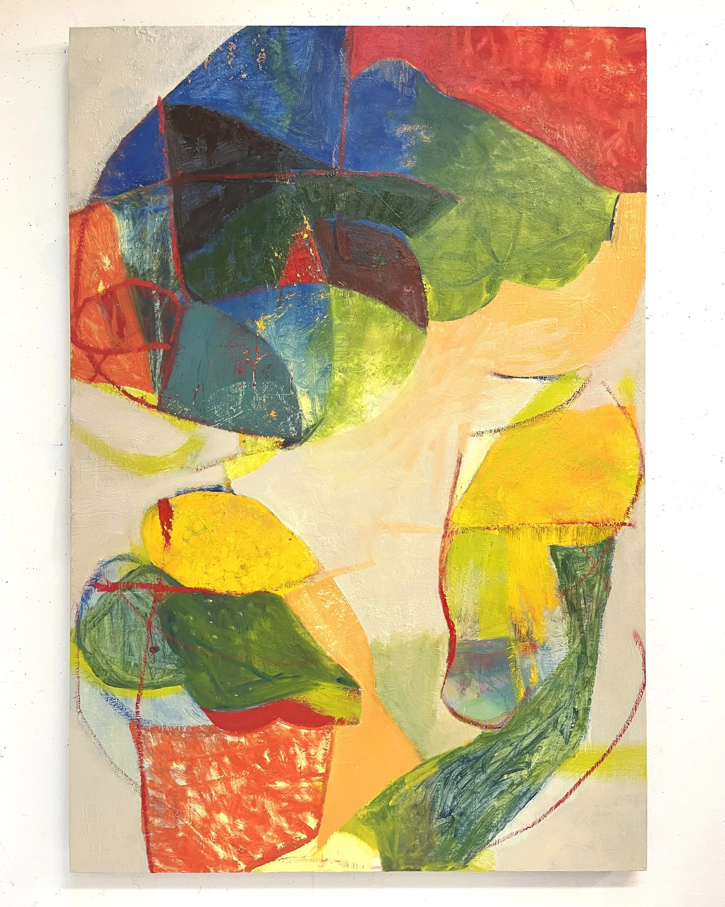  Configurations no. 10 , oil on wood panel, 60" x 41"