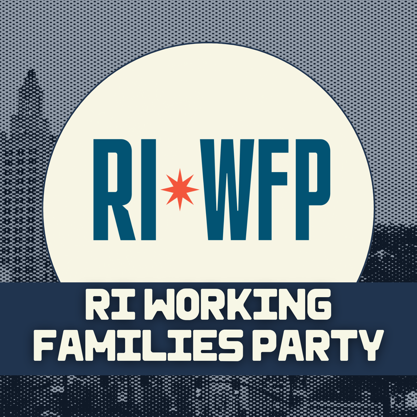 Endorsement graphic for RI Working Families Party