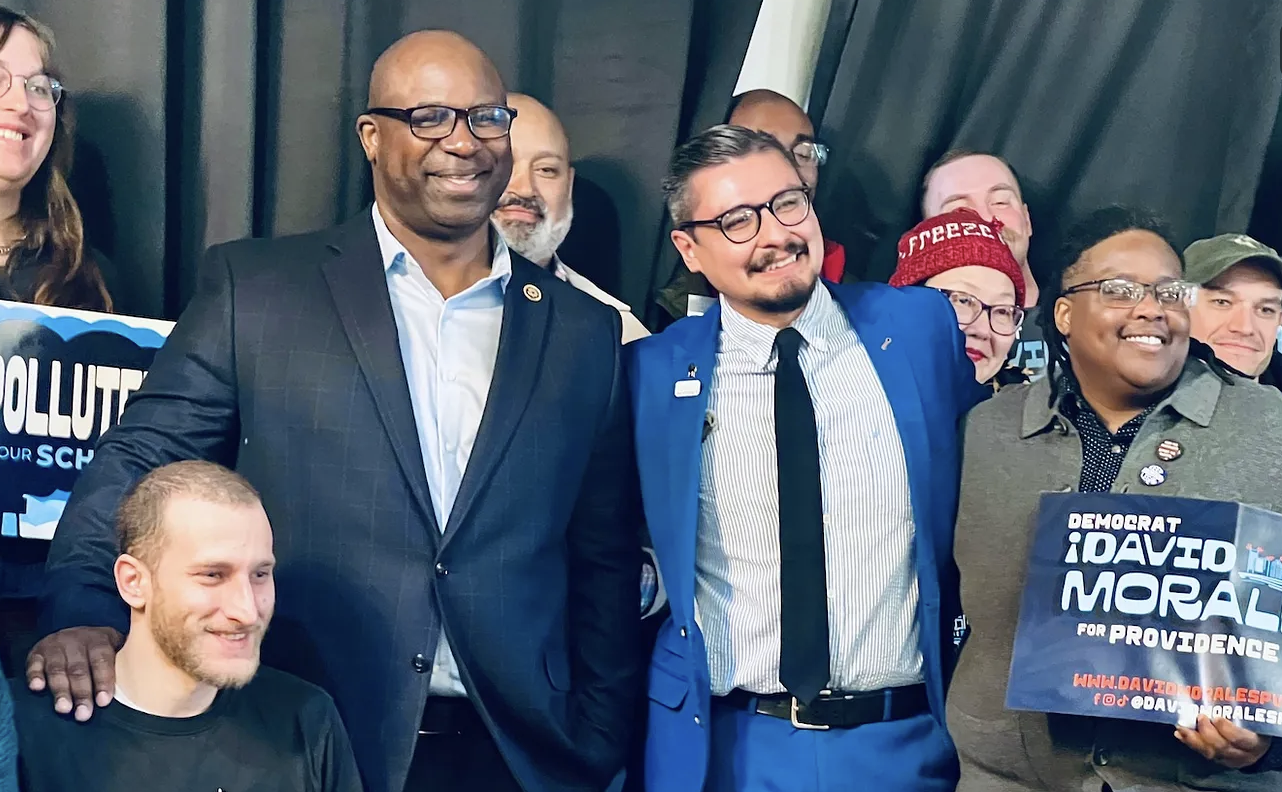 Former U.S. Rep Jamaal Bowman joins Reclaim Rhode Island to endorse David Morales for Providence Mayor