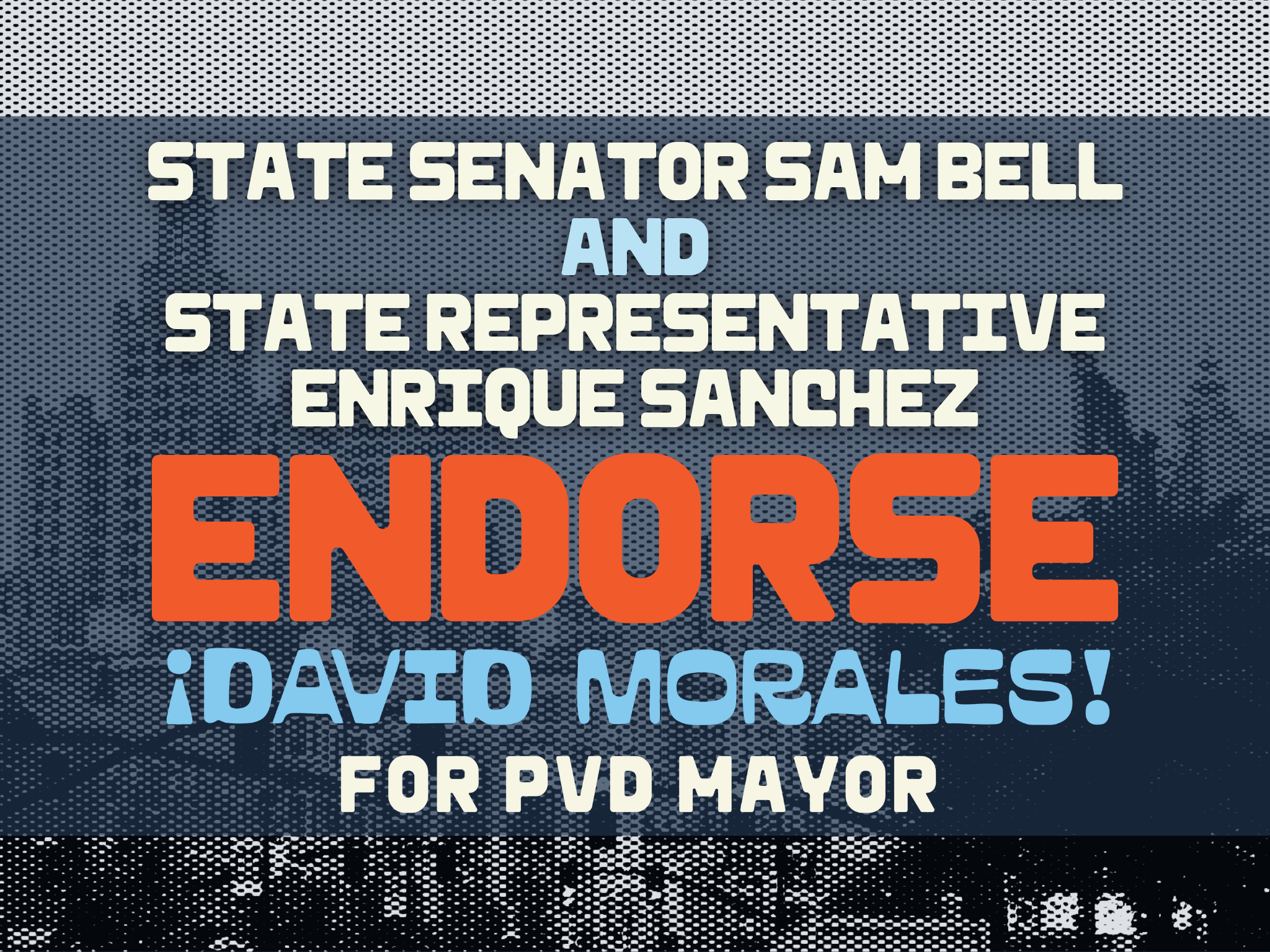 Sen. Bell and Rep. Sanchez endorse Rep. Morales for Mayor of Providence