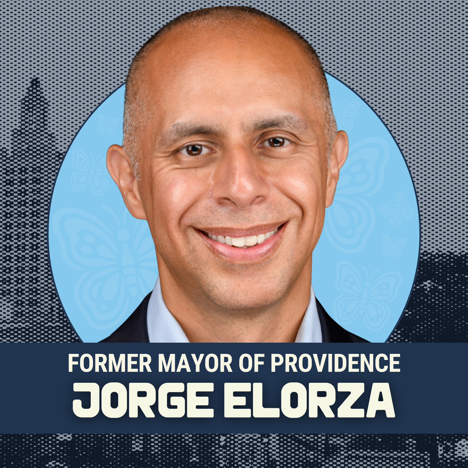 Endorsement graphic for former Providence Mayor Jorge Elorza