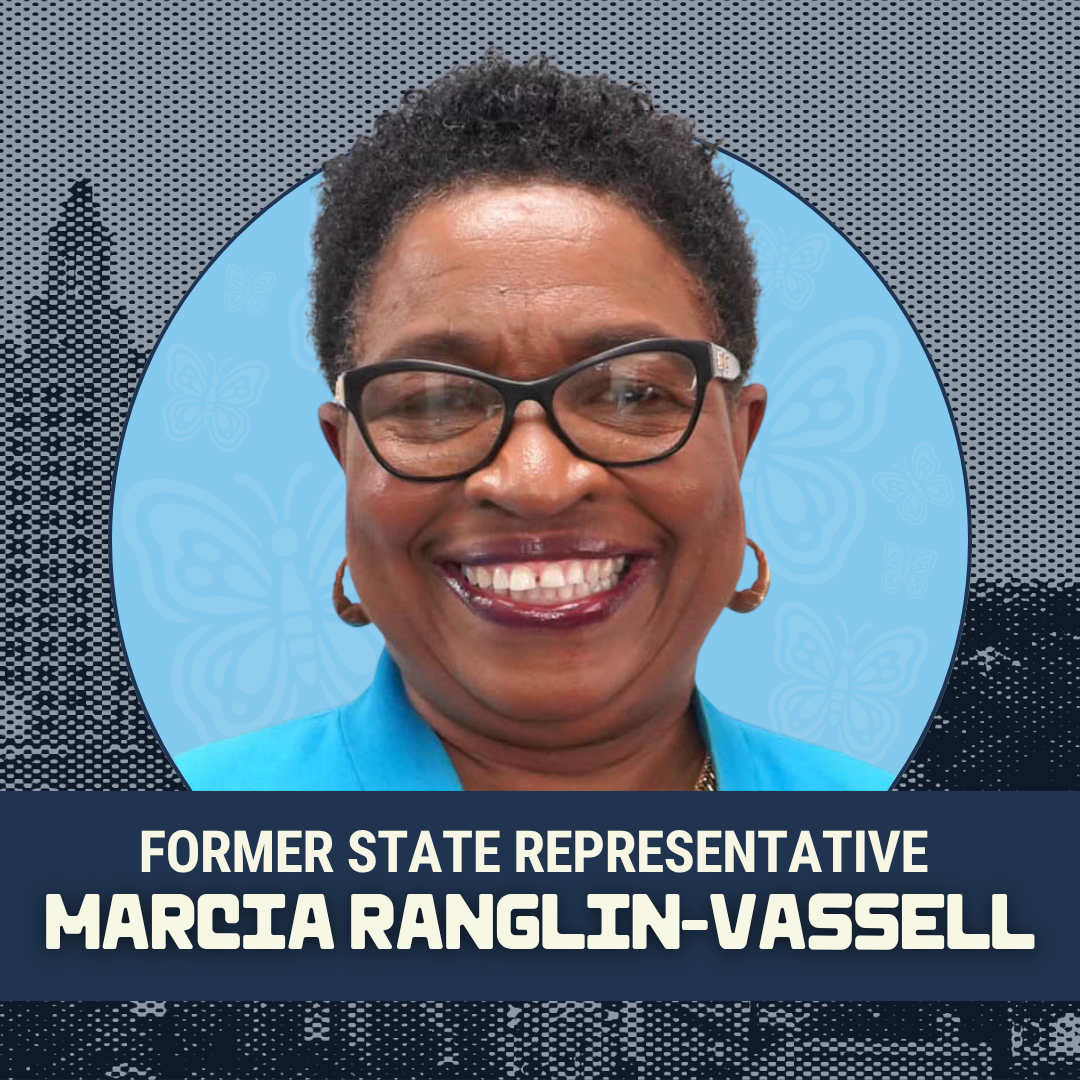 Endorsement graphic for former State Representative Marcia Ranglin-Vassell
