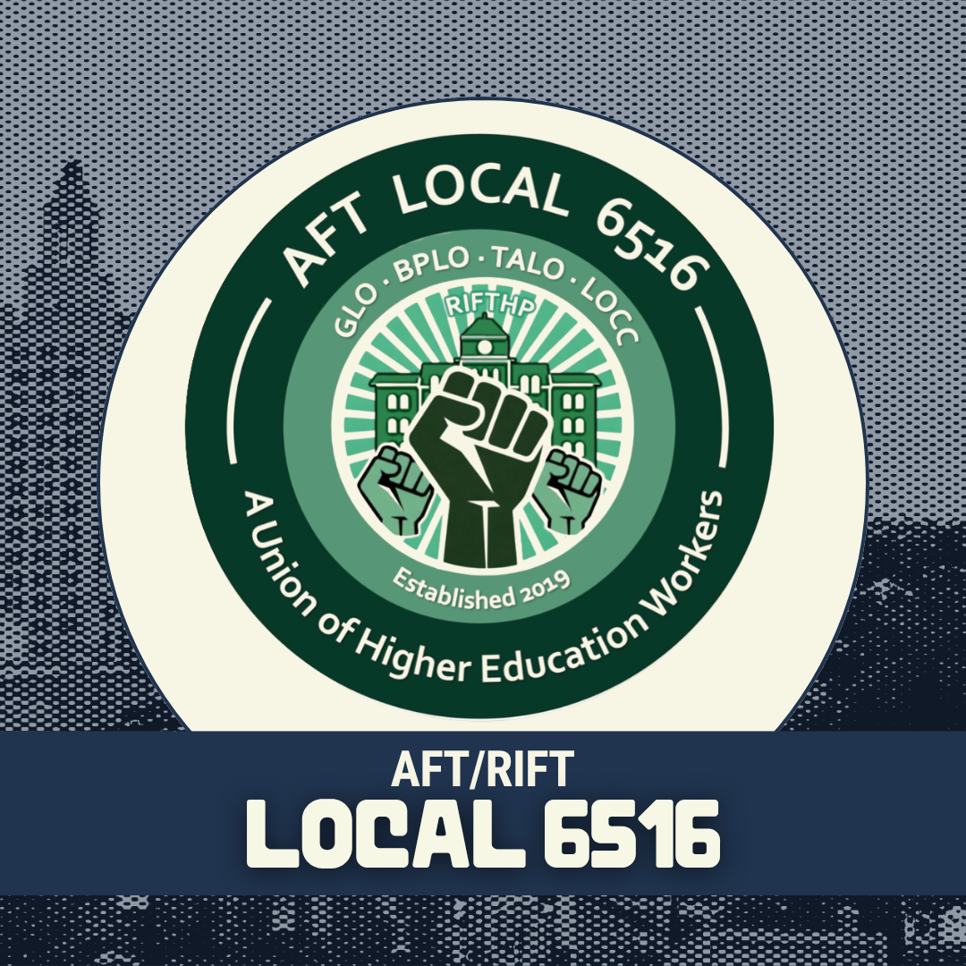 Endorsement graphic for AFT/RIFT Local 6516
