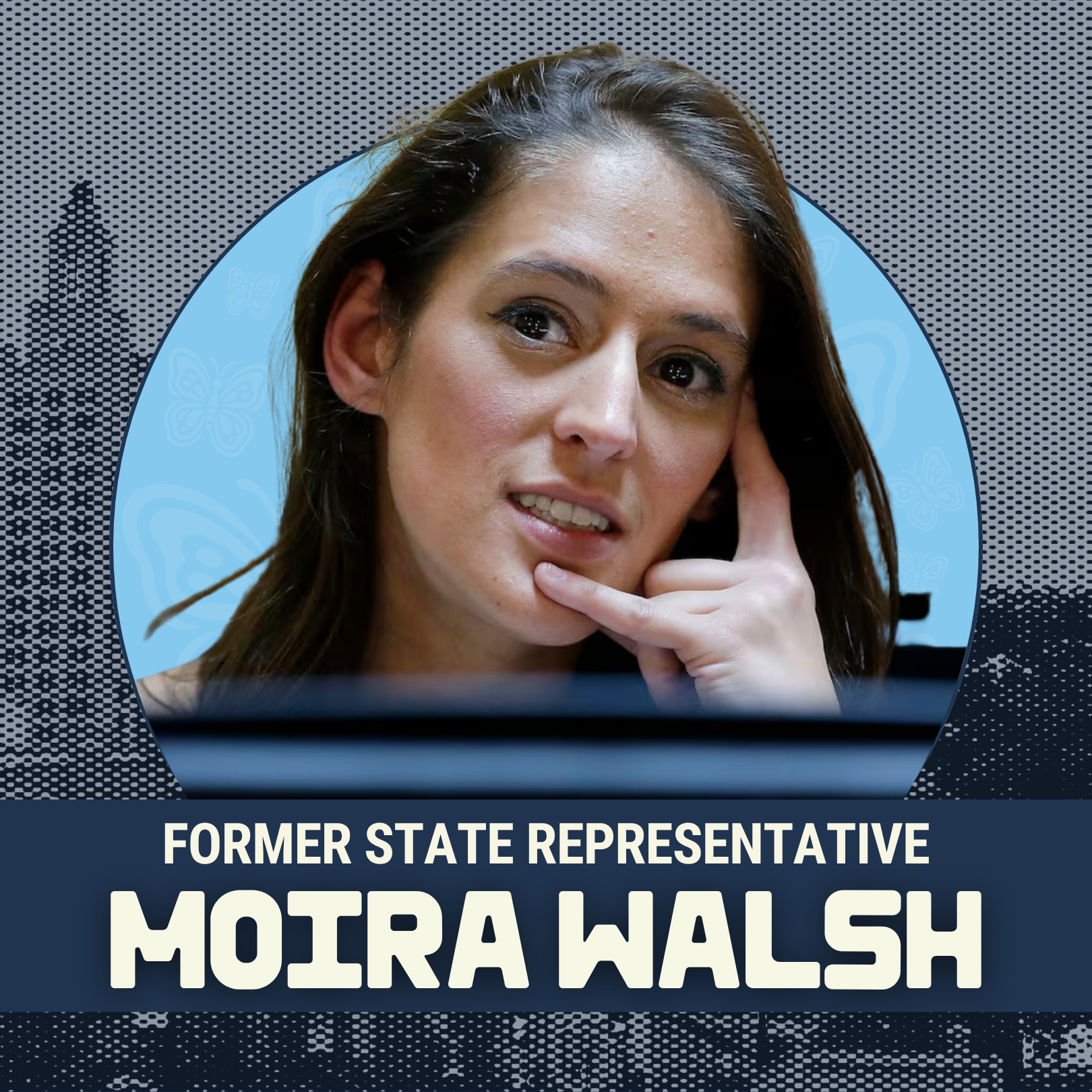 Endorsement graphic for former State Representative of District 3 Moira Walsh