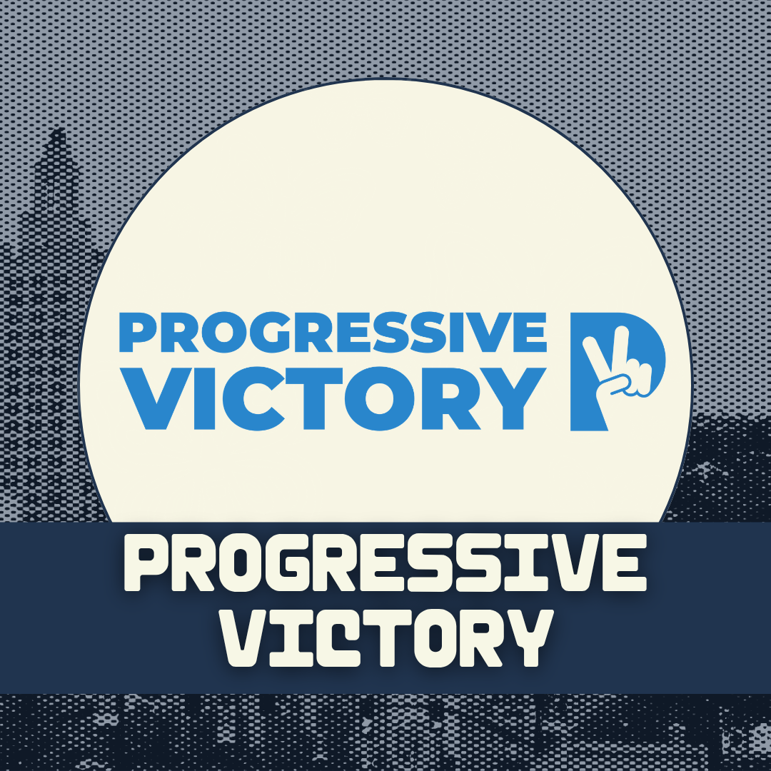 Endorsement graphic for Progressive Victory