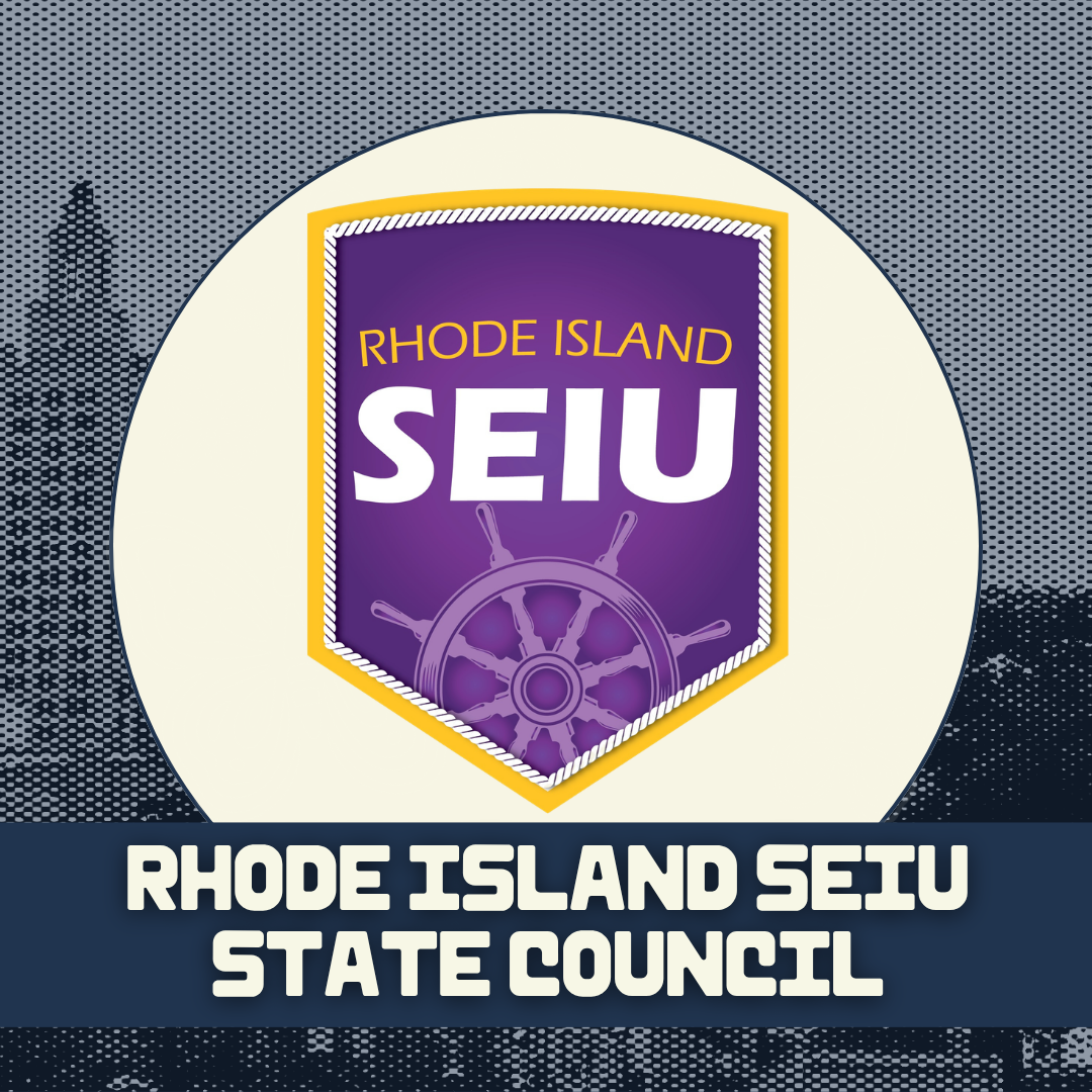 Endorsement graphic for Rhode Island SEIU State Council