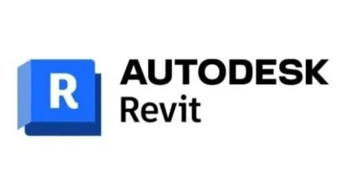 Logo d'Autodesk Revit avec le texte "Autodesk Revit".