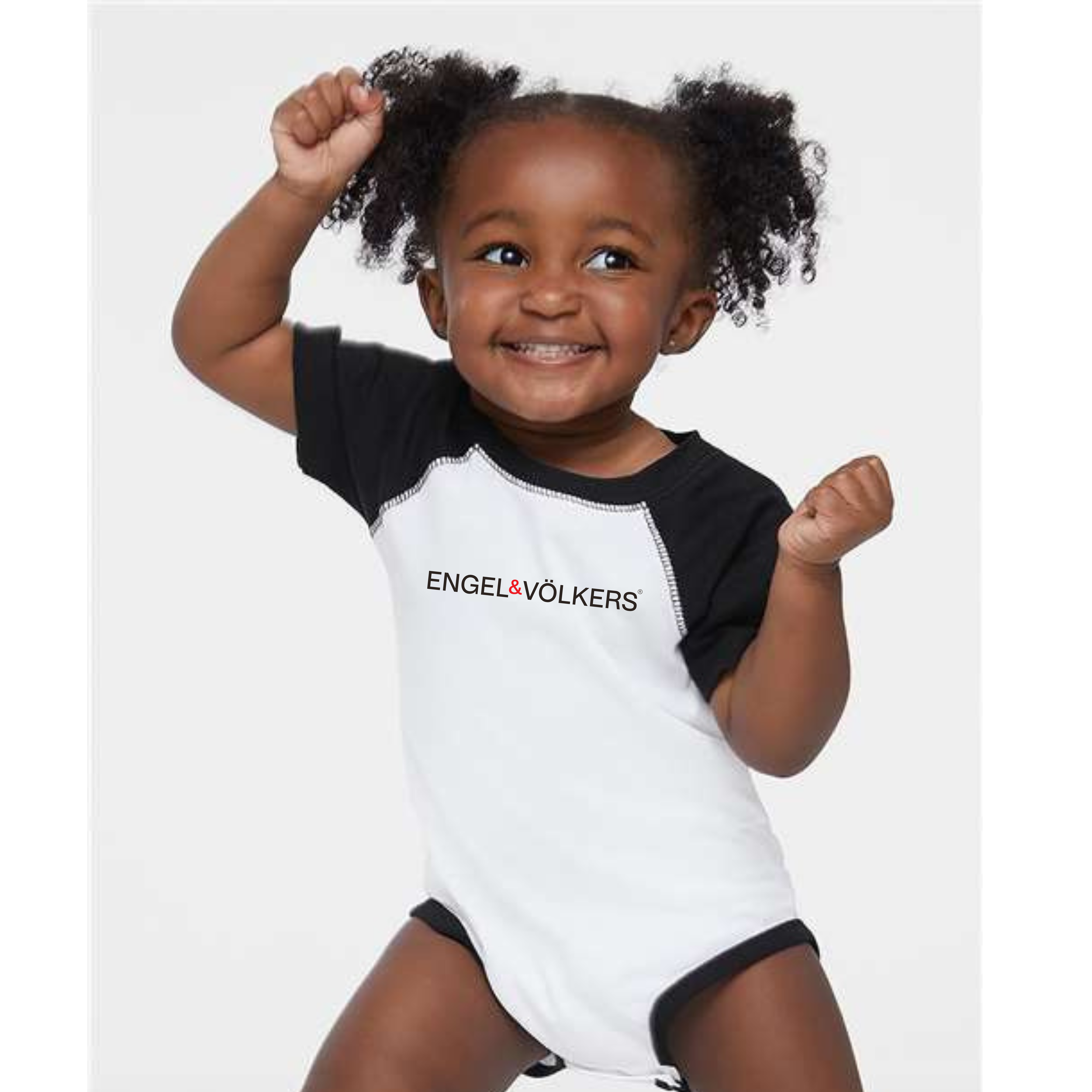 Engel & Volkers Infant Baseball Fine Jersey Bodysuit