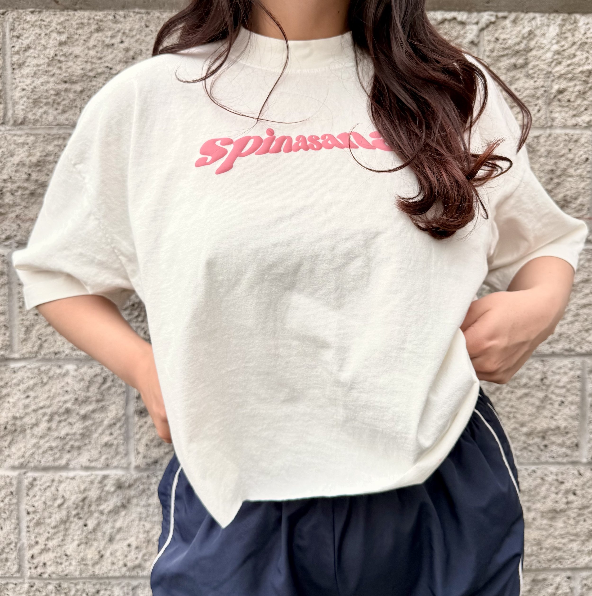 WEDNESDAYS WE WEAR SPINASANA (PINK CROP)