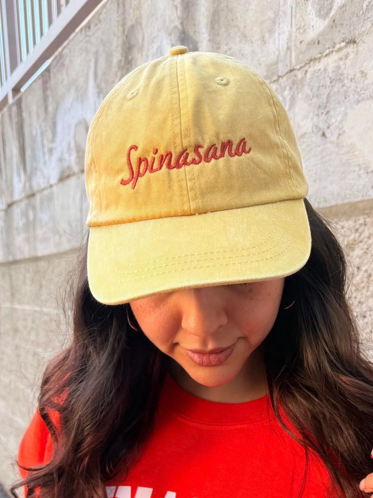 SPINASANA DAD HAT (ORANGE)