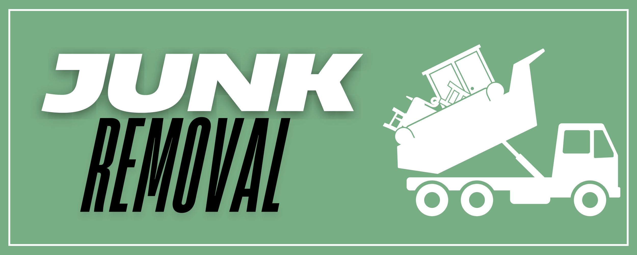 Truck hauling away construction debris and unwanted junk from renovation site or residentail home in Idaho