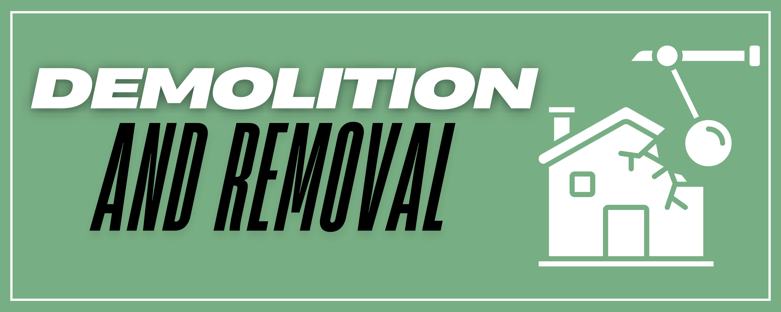 Wrecking ball demolishing residential house and outbuildings in controlled tear-down in Athol, Idaho.