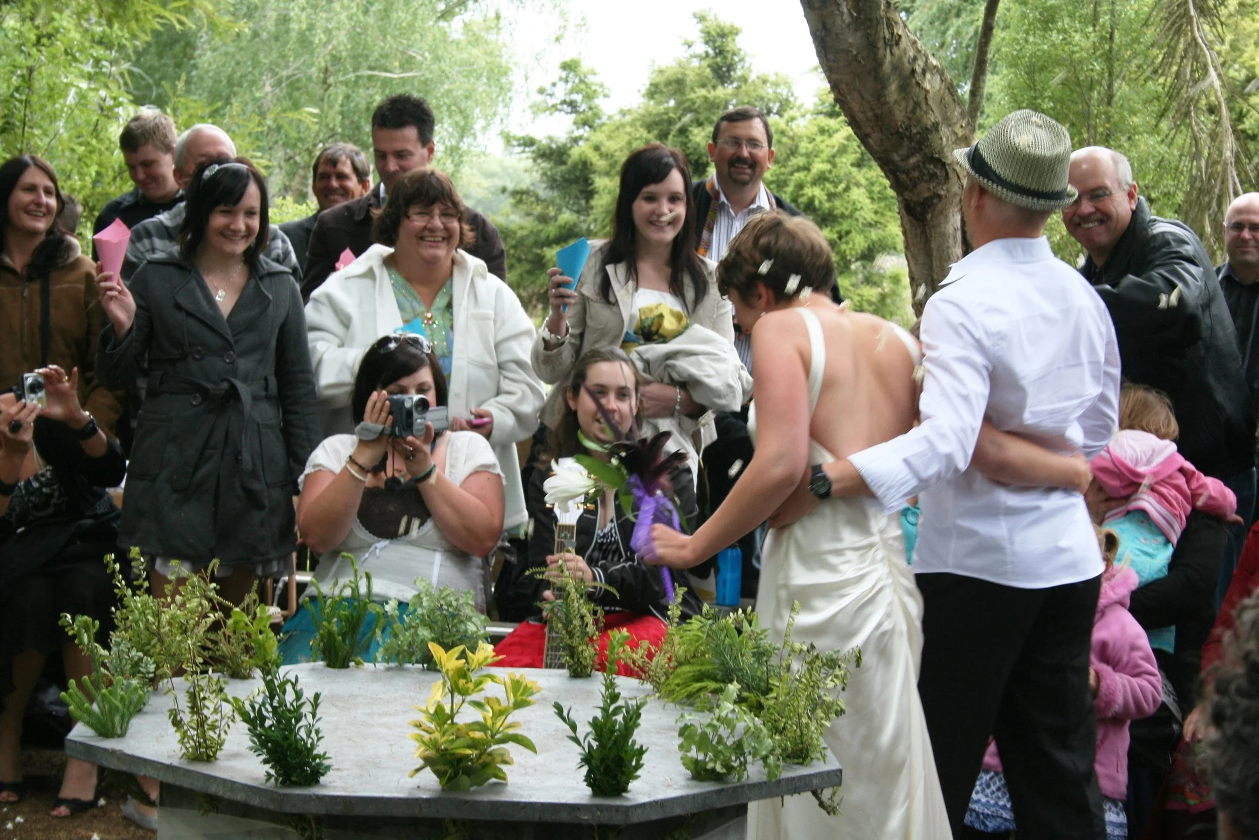 Our friend Sarah dutifully capturing it all…note the lack of mobile phones!