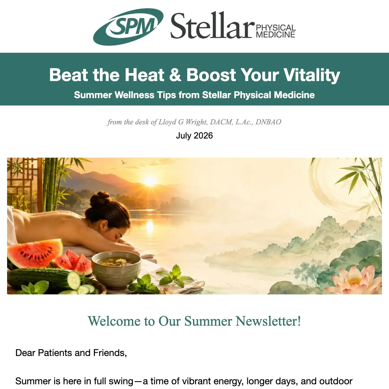 Beat the Heat & Boost Your Vitality