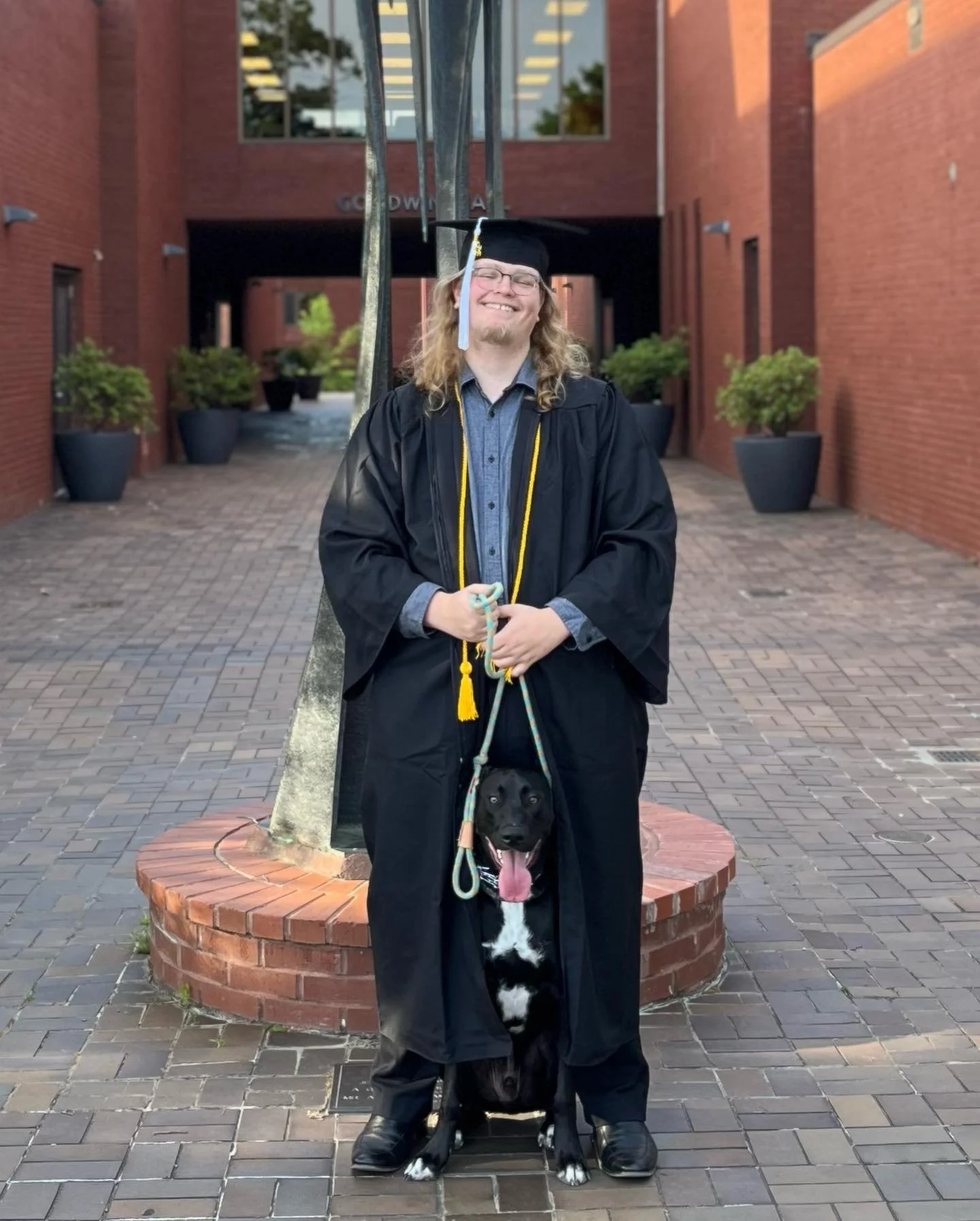 actually graduated like for real