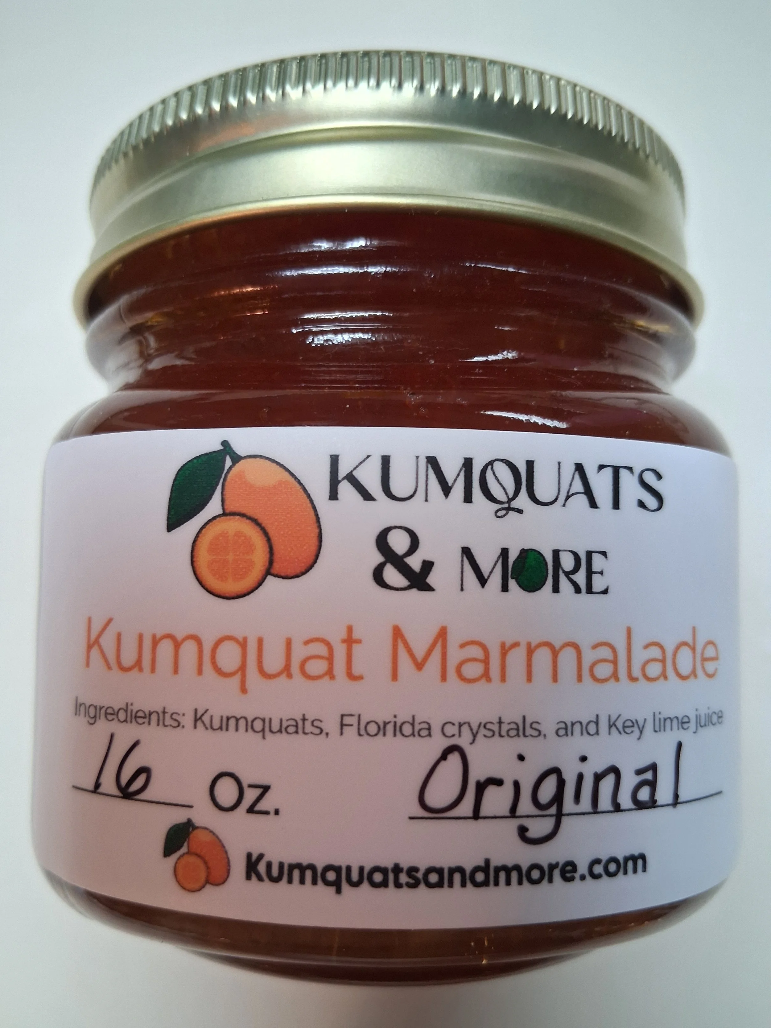 Kumquat Marmalade 8 oz. and 16 oz.