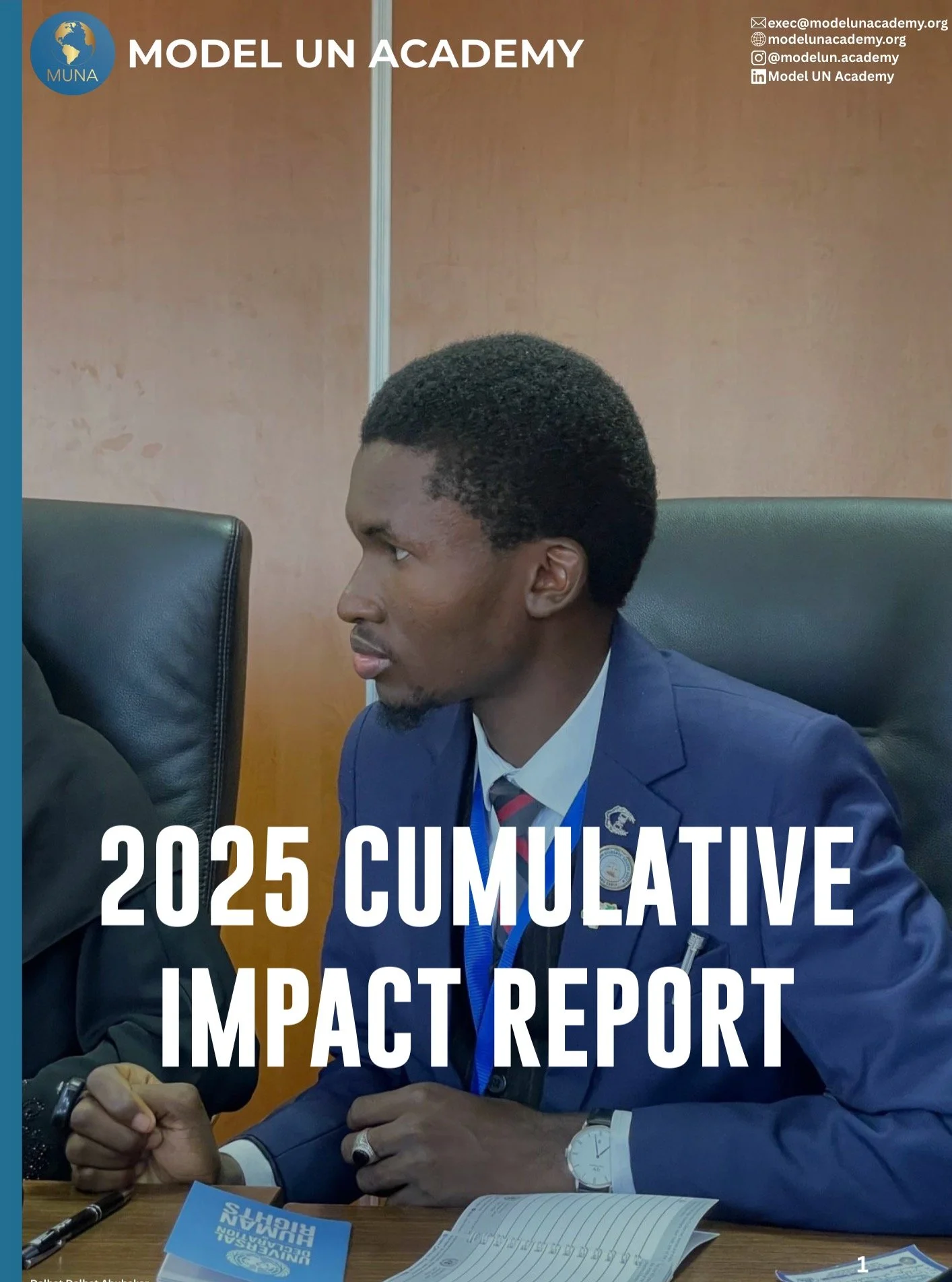 Announcing the Model UN Academy 2025 Cumulative Impact Report

Read the full report at modelunacademy.org/reports