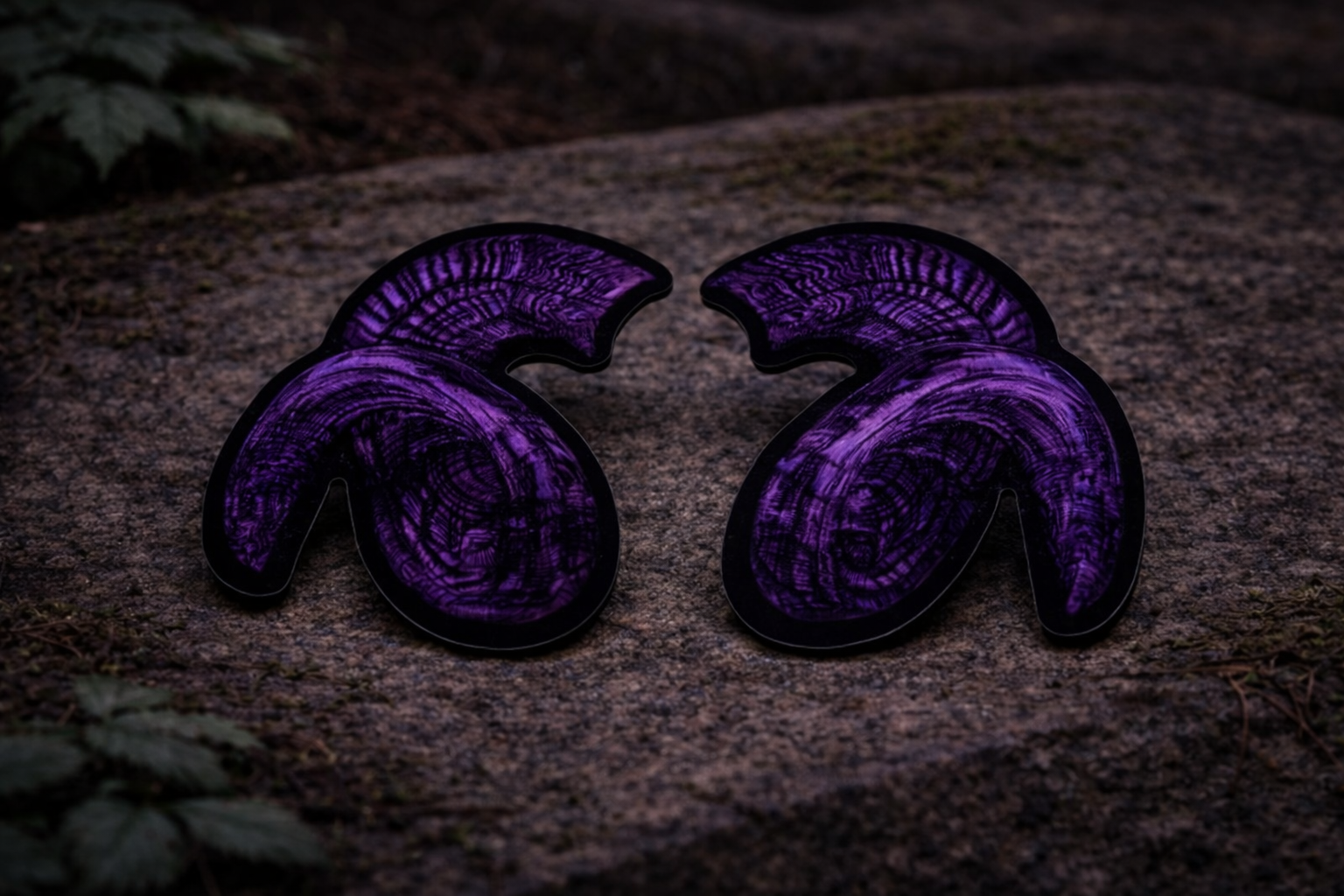 Purple Horn Magnets