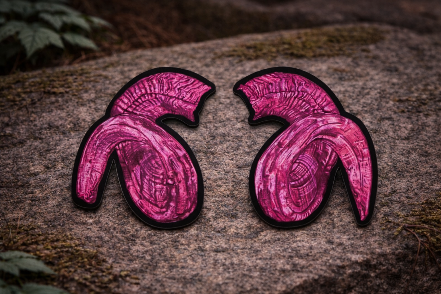 Pink Horns Magnets