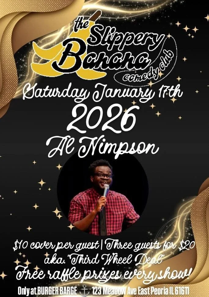 Peoria- Al Simpson headlines The Slippery Banana Comedy Club