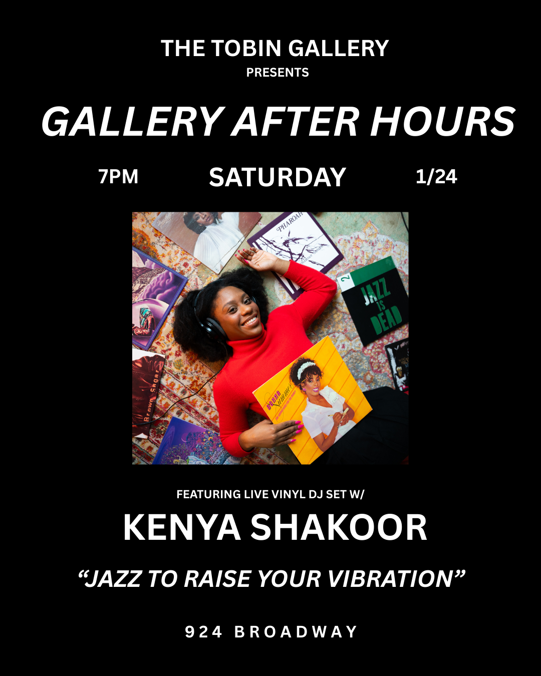 Gallery After Hours - Jazz Vinyl W/ Kenya Shakoor