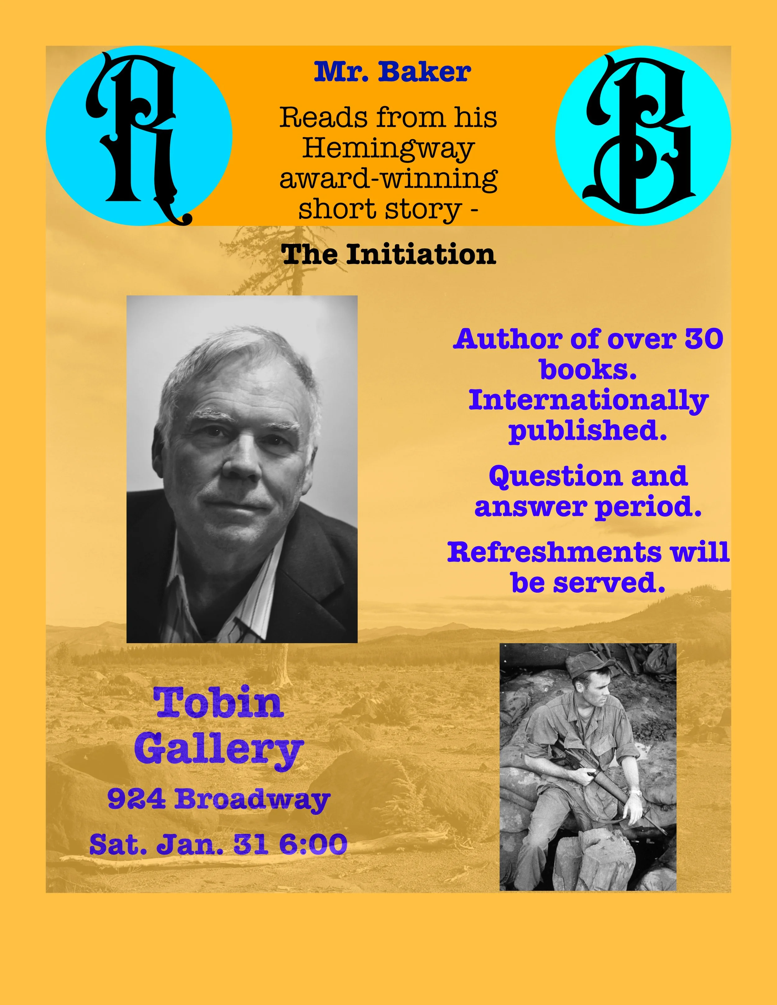 Live Reading with Richard Baker