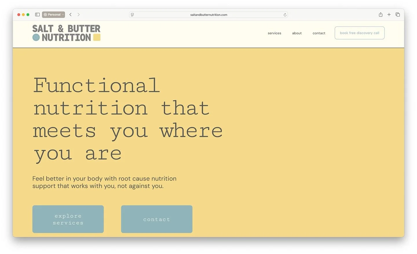 It&rsquo;s here! My new website is officially live. A space to learn more about how we can work together and how I can support you. Link is in my bio!! 🔗&hearts;️

One day it&rsquo;ll also be a home for product recommendations and resources🧂🧈