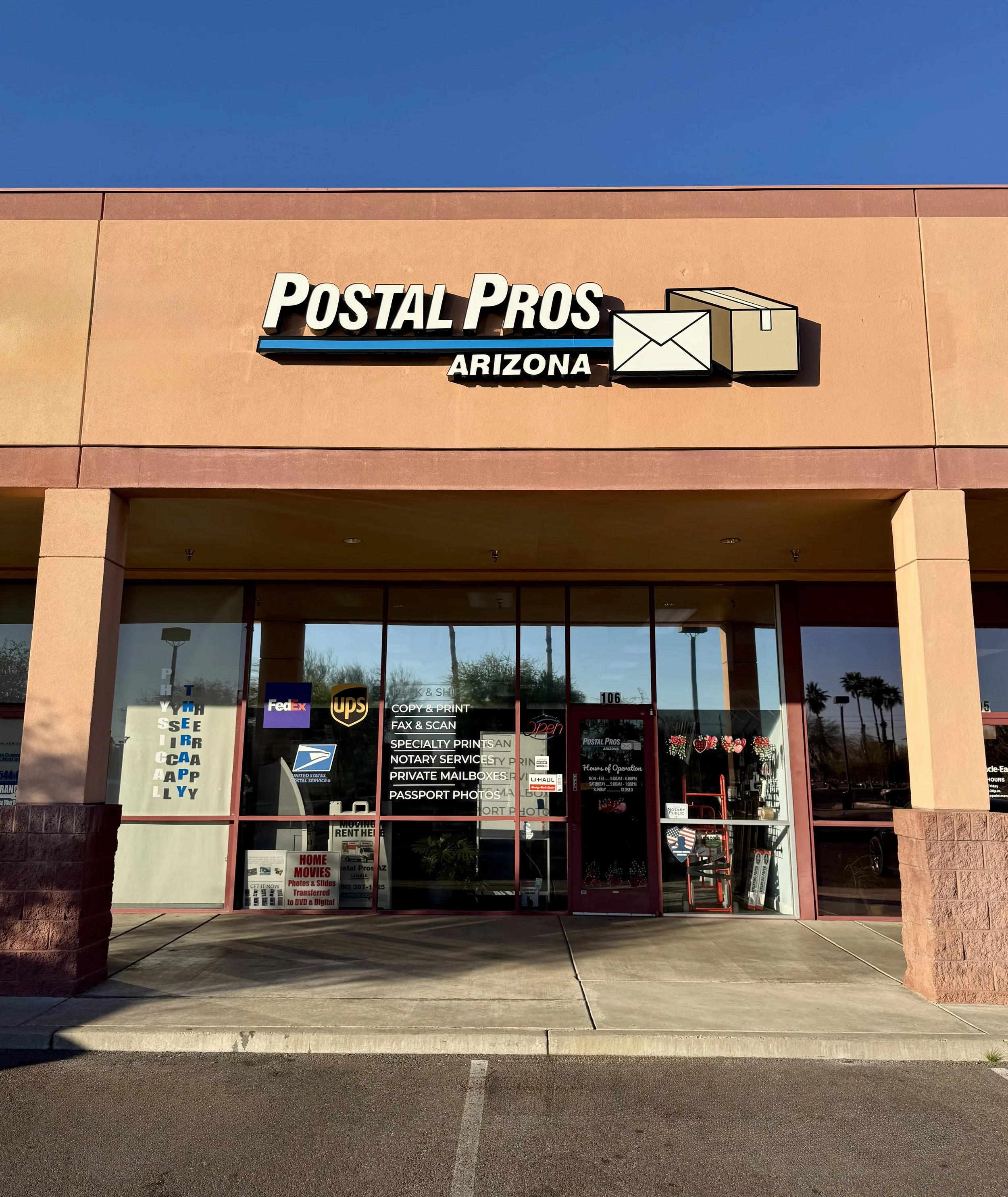 USPS, UPS and FedEx services in Surprise, AZ.