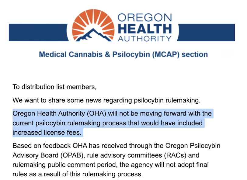 Oregon Just Hit Pause on Psilocybin Fee Hikes. Here's How We Use the Time.