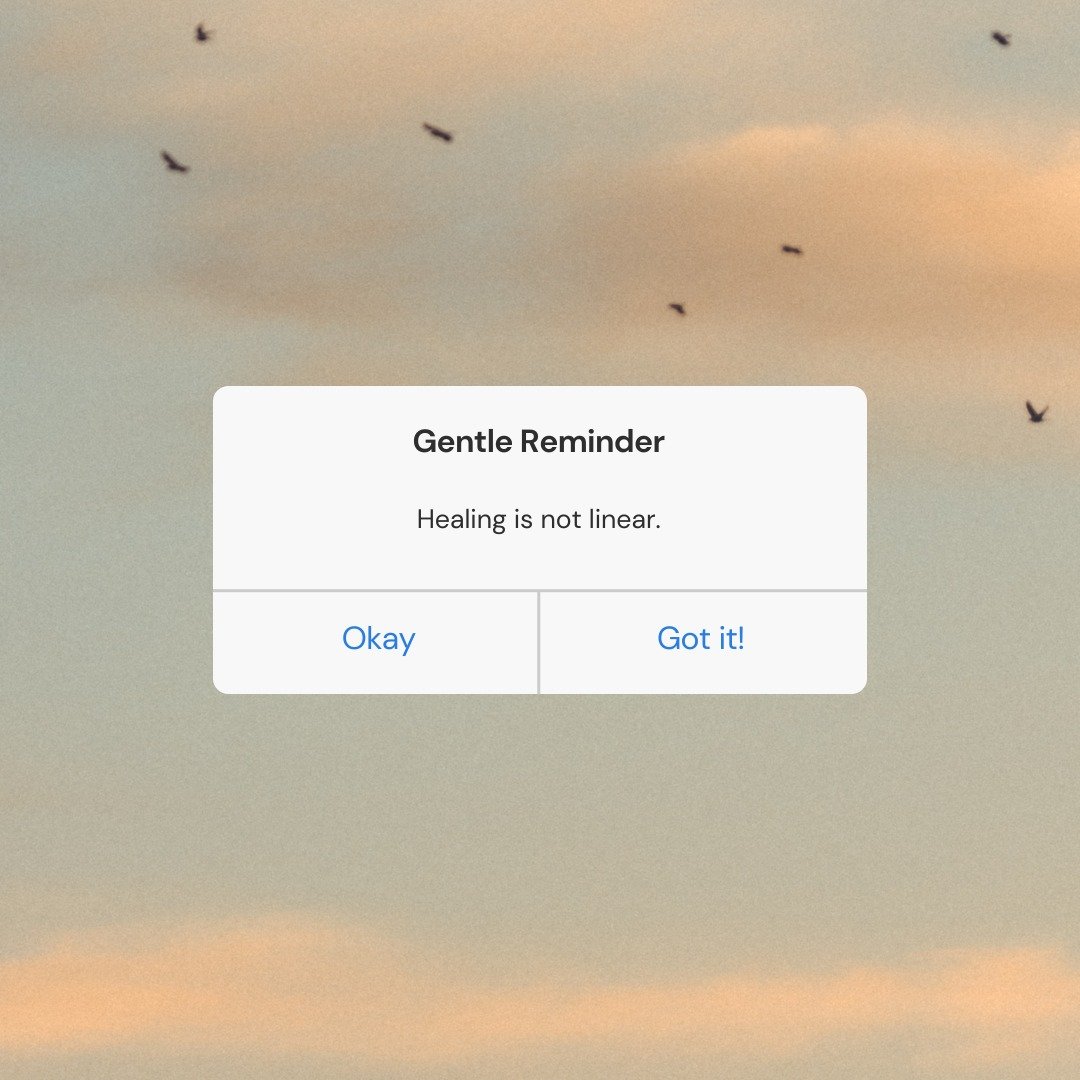 Healing doesn&rsquo;t happen in a straight line&mdash;it&rsquo;s full of ups, downs, pauses, and breakthroughs. Every step, no matter how small, is progress. Be gentle with yourself on the journey. 💙

👉 What&rsquo;s one small way you can show yours