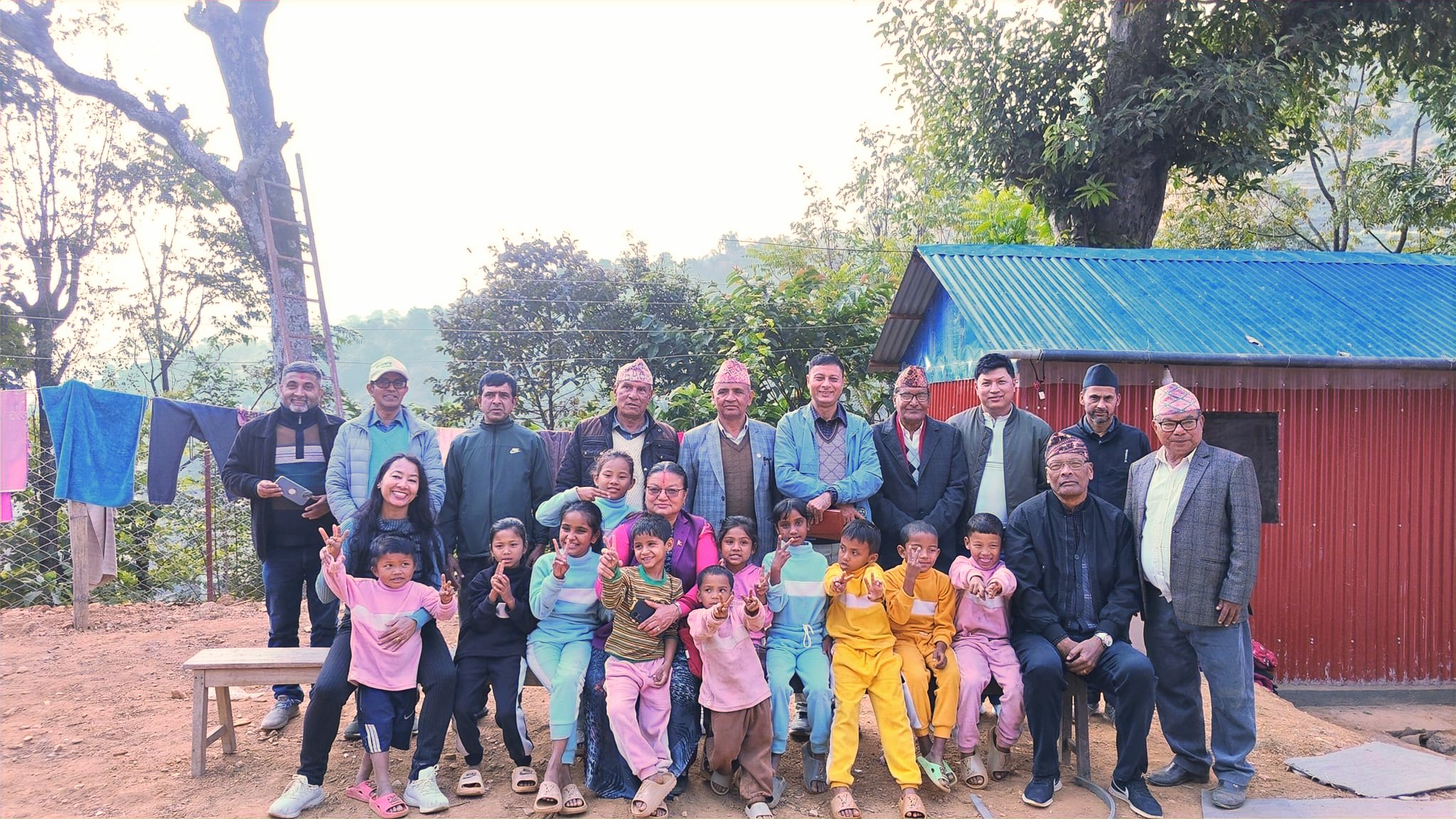 Pokhara Fishtail Rotary Club Partners with Fair Lawn Sunrise Rotary Club to Support Samsara Ghar in Nepal