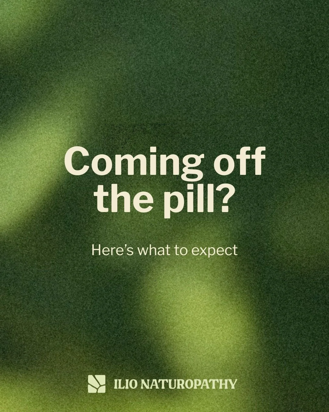 Coming off the pill can feel empowering, confusing, exciting, or overwhelming, sometimes all at once.

Symptoms like acne, irregular periods, PMS, or mood changes can appear after stopping hormonal contraception. Often, this is because the pill may h