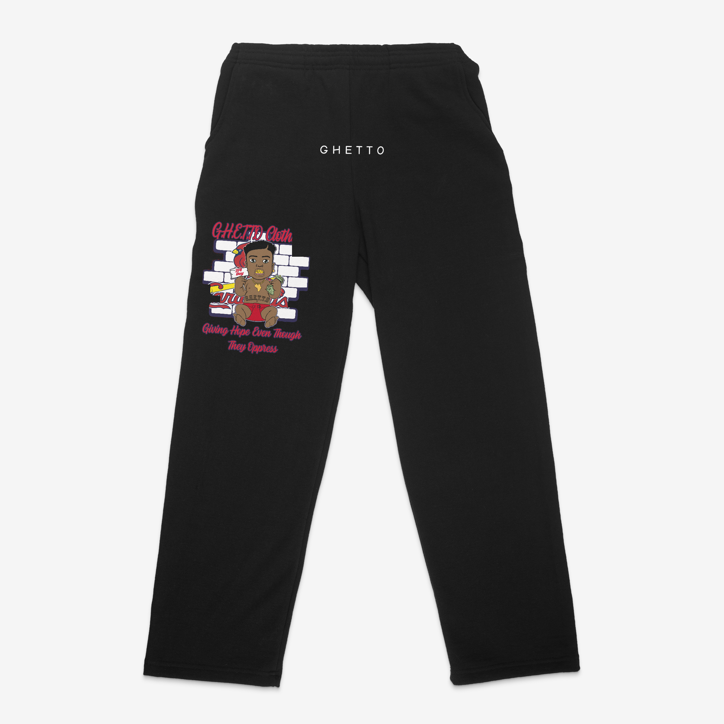 GHETTO Sweatpants (Heavy Material)