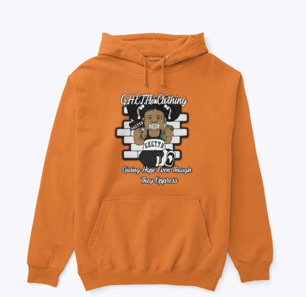 GHETTO CLOTHING WOMEN'S HOODIE