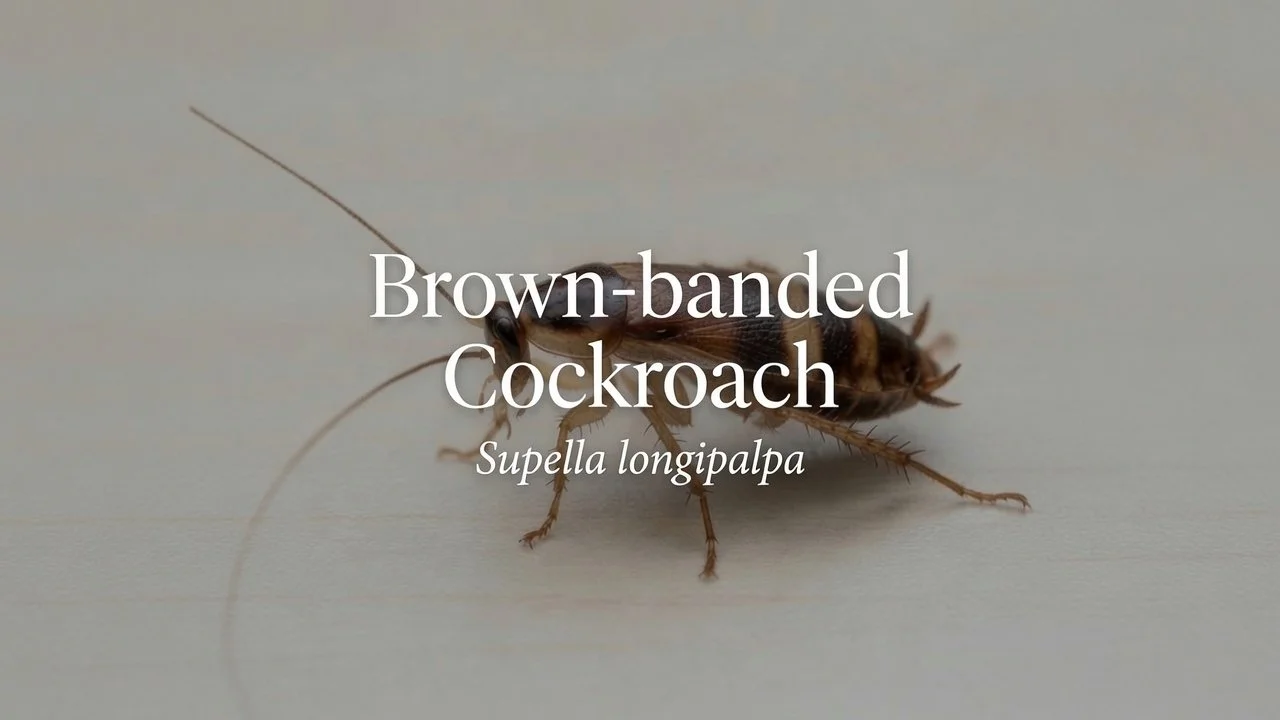 Brown-banded Cockroach (Supella longipalpa)