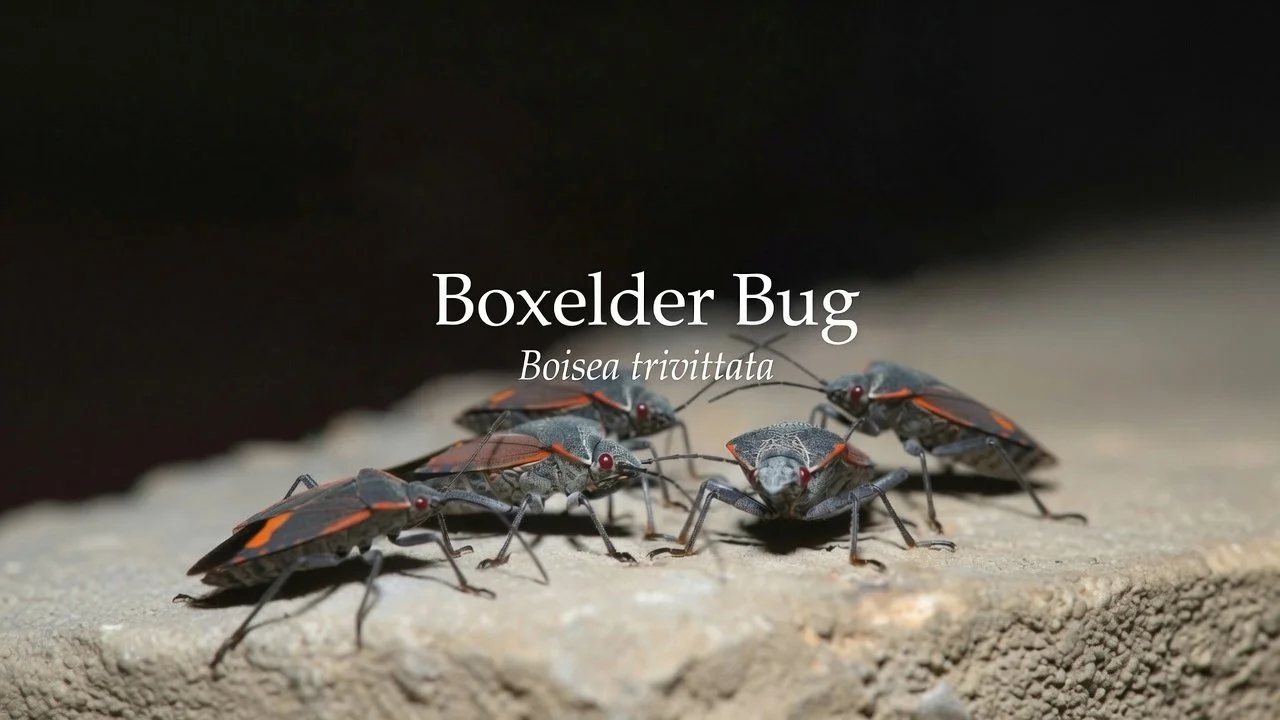 Boxelder Bug (Boisea trivittata)