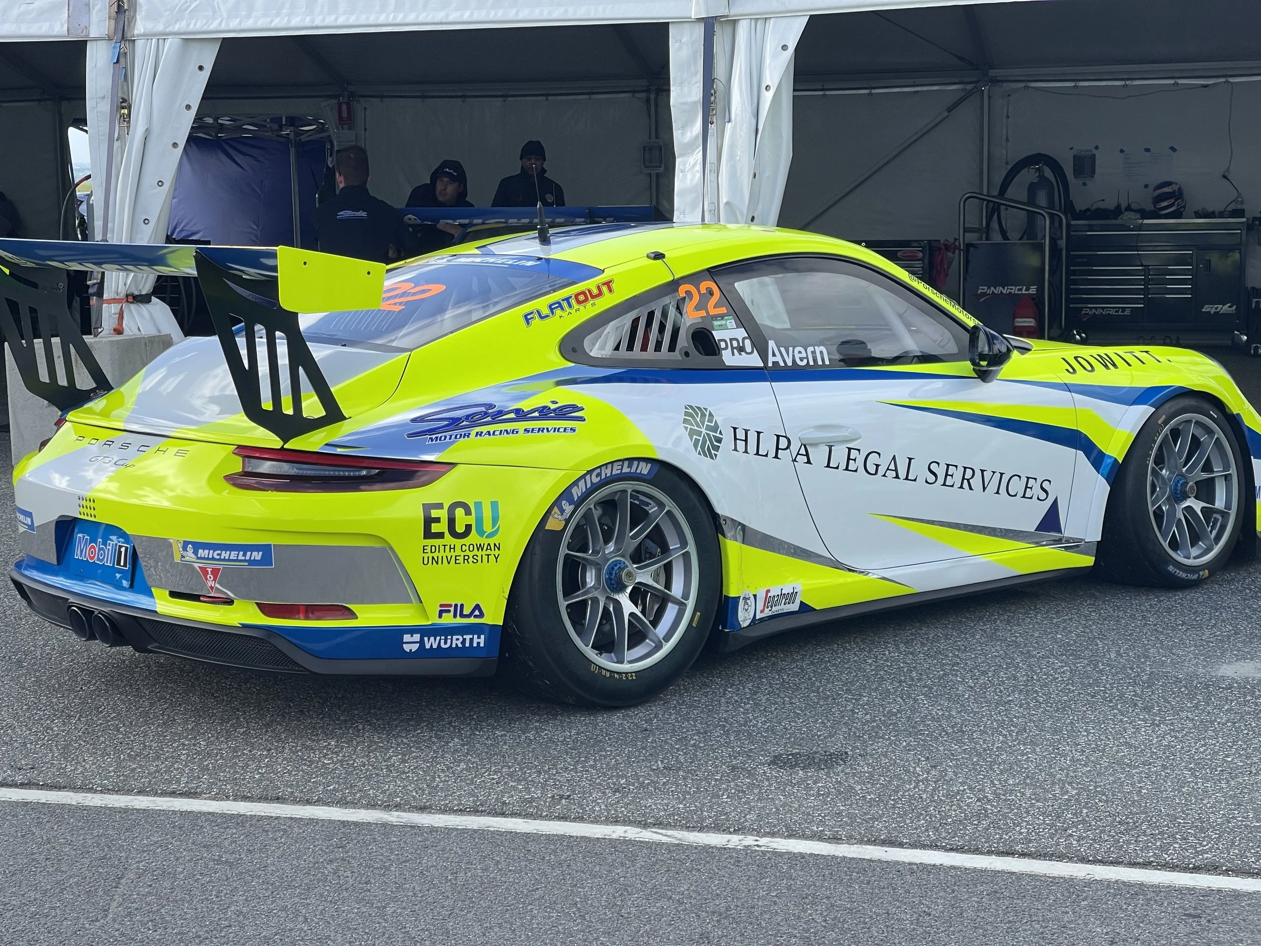 Ruairi Avern's Porsche #22, 2026 Porsche Michelin Sprint Challenge