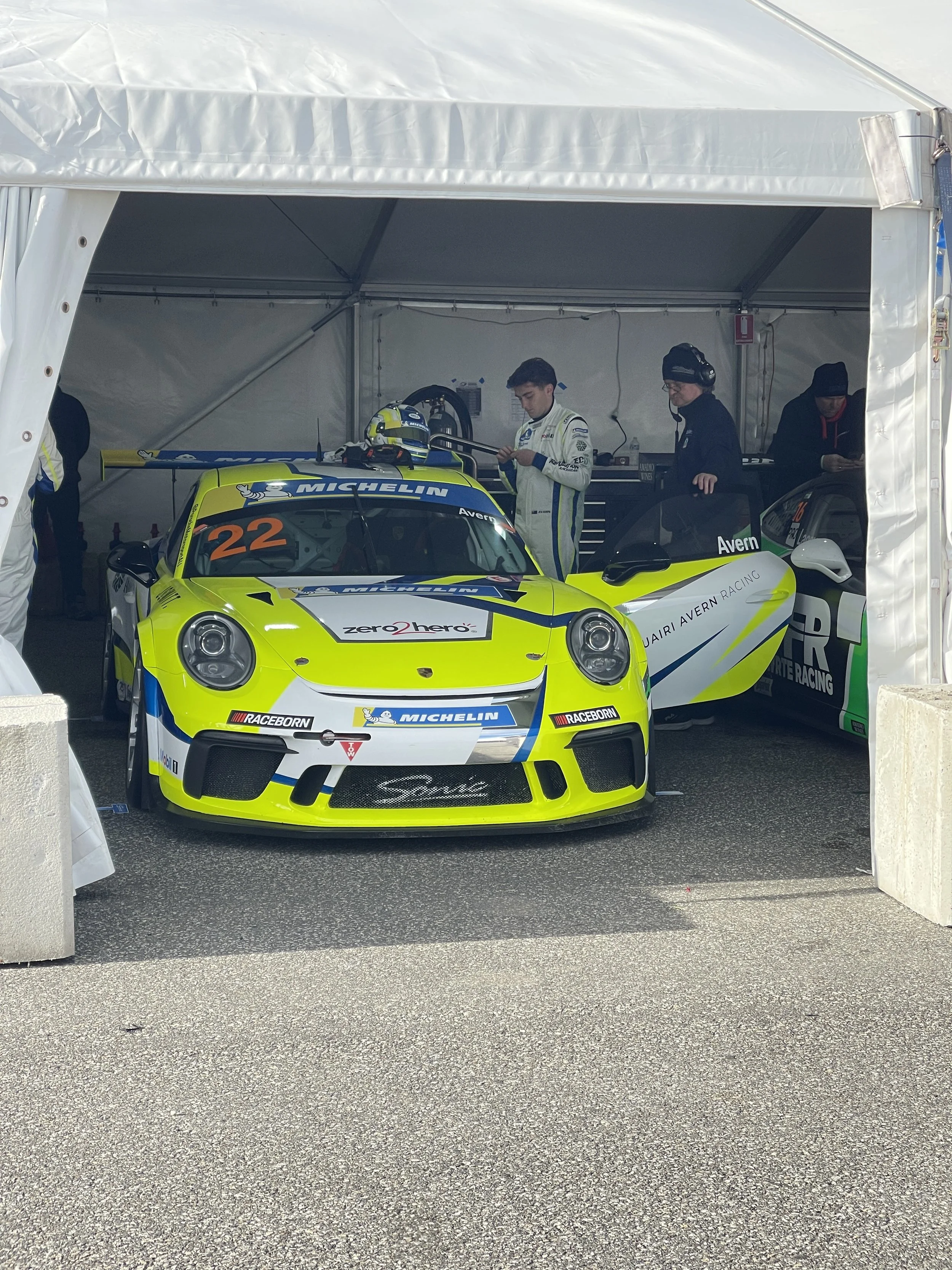 Ruairi Avern's Porsche GT3 #22, 2026 Porsche Michelin Sprint Challenge