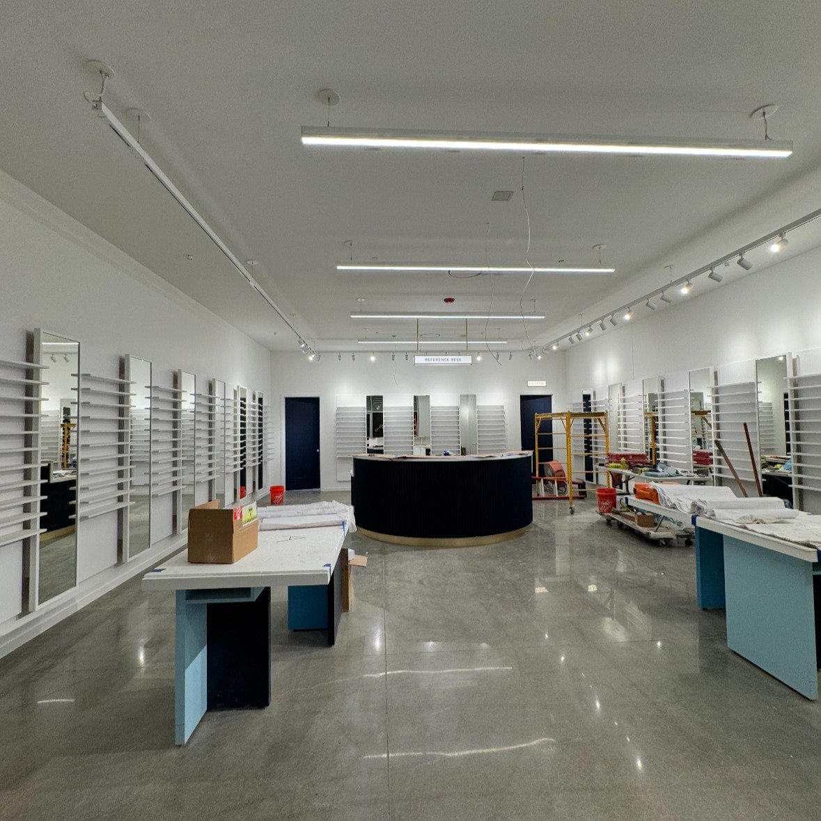 Had a blast bringing this space to life 
From the polished floors to the custom shelving &mdash; every detail counts. Big thanks to the crew for making it happen!

#RetailBuildout #CommercialConstruction #ColoradoProBuilders #SunglassStore #ModernFin