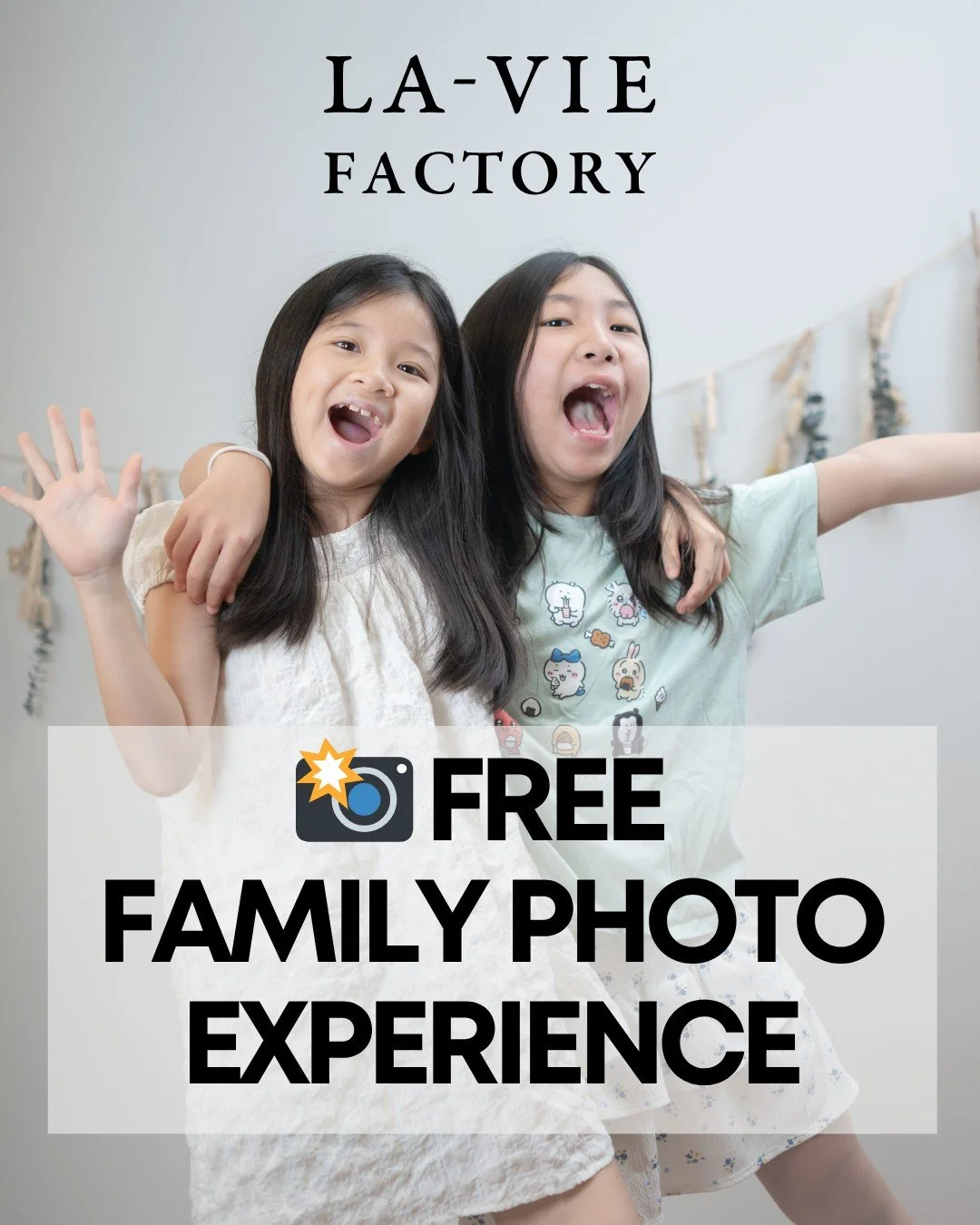 🌈✨ NEW ACTIVITY ADDED ✨🌈

Only 5 days to go until HANA FEST! 🌸

A special experience is coming to HANA FEST!

📸 FREE FAMILY PHOTO EXPERIENCE
Enjoy a mini photo session with a professional photographer ✨

👨&zwj;👩&zwj;👧&zwj;👦 One family / one p