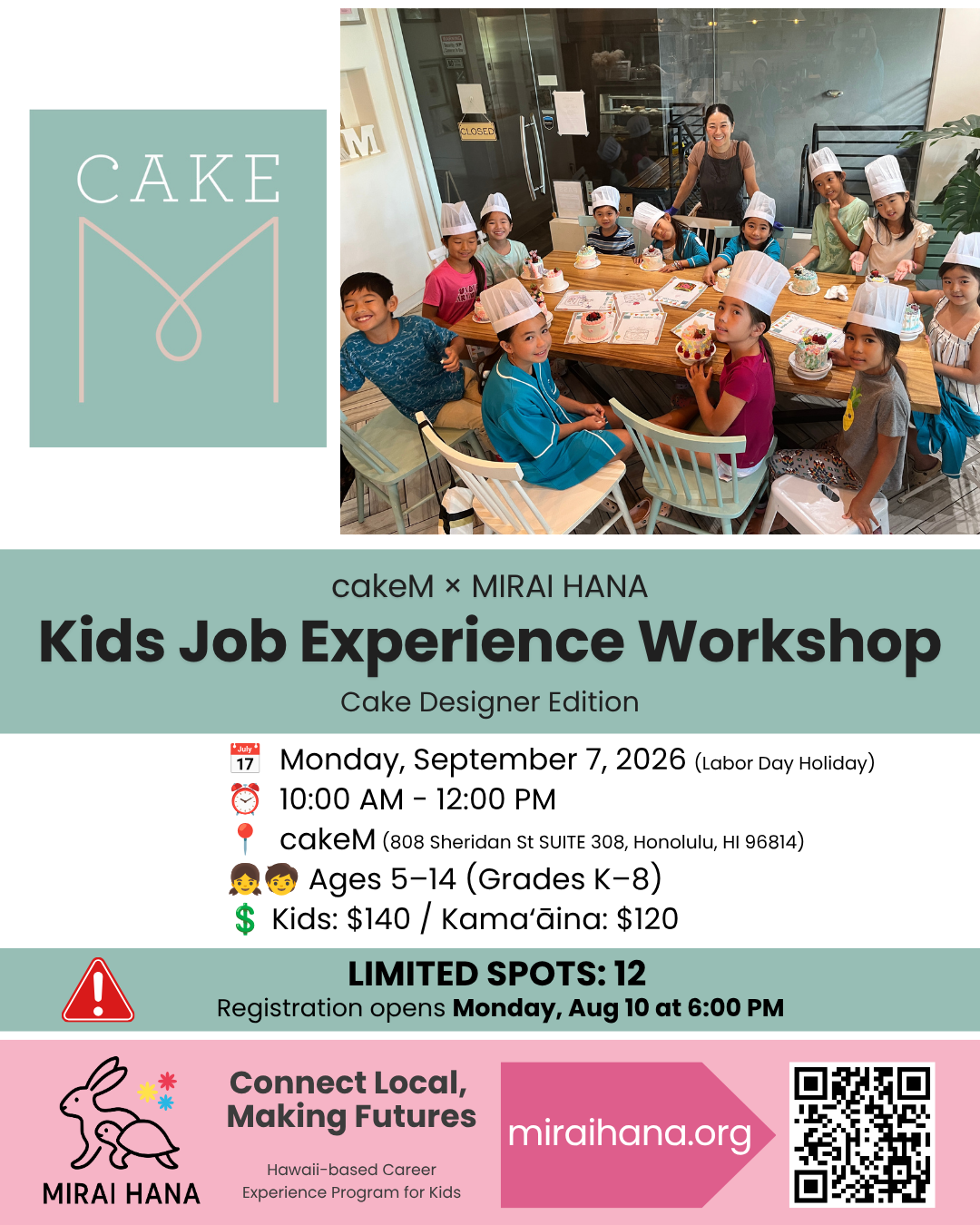 #026. CakeM – Kids Job Experience: Cake Designer Edition