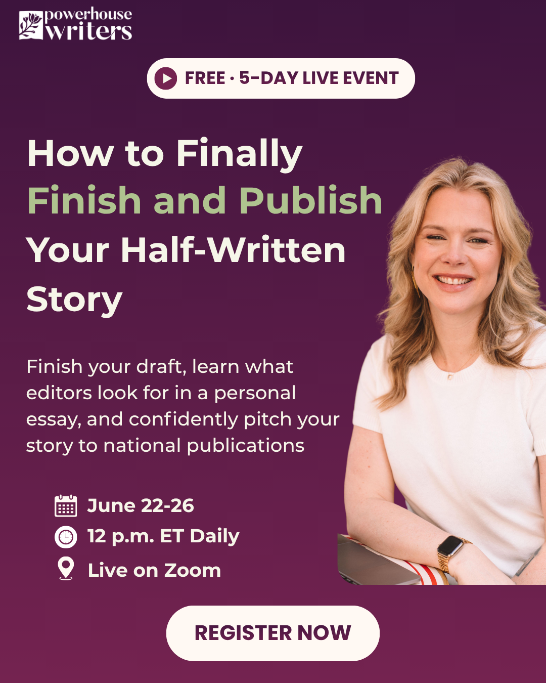 How to Finally Finish and Publish Your Half-Written Story — Powerhouse ...