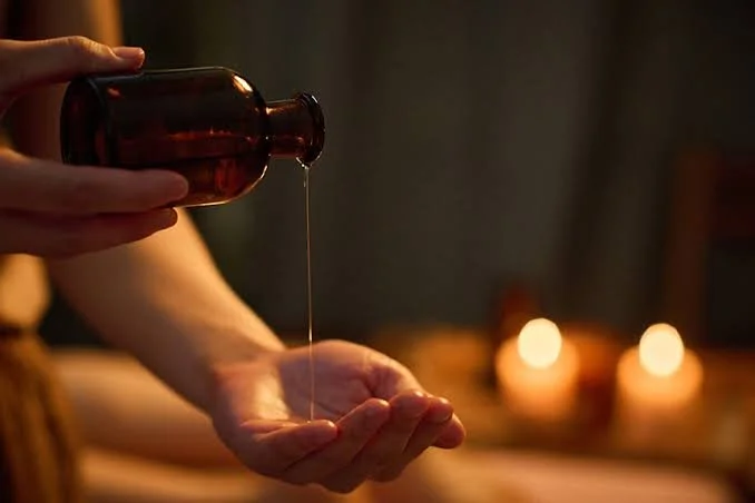 Cupping therapy treatment in Coeur d’Alene at Runway Salon + Head Spa, the award-winning Best Salon in North Idaho. This ancient healing practice relieves tension, improves circulation, and enhances overall wellness in a luxury spa setting.