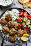 Greek meatballs & Rice
