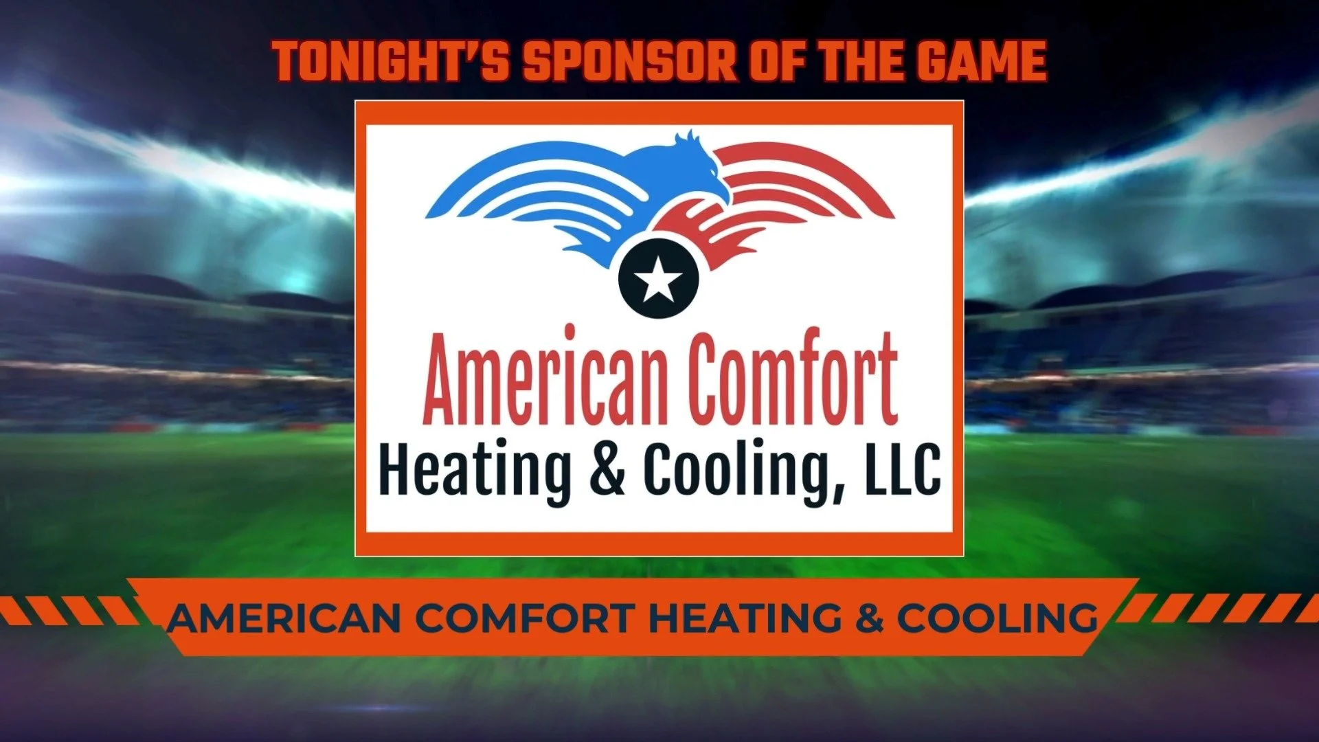 Tonight 8/28 Legend vs. Grandview!! Thank you to tonight's sponsor of the Game - American Comfort Heating & Cooling! A Veteran Owned-Family Operated business located in Elizabeth, CO and one of our very own Titan Families. We thank you for your s