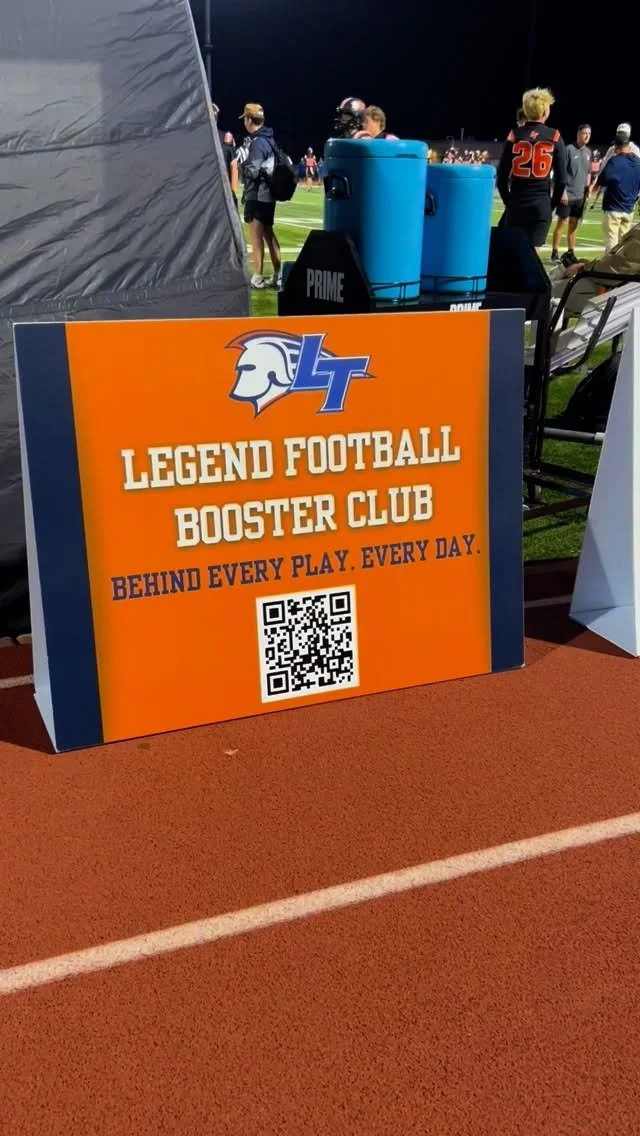 Thank you sponsors! You make all of this possible. #legendhighschoolfootball