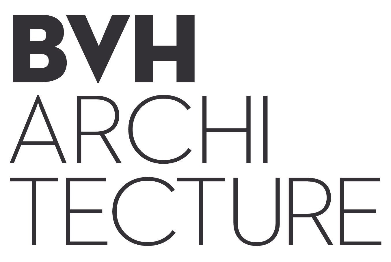 Text reading 'BVA ARCHITECTURE' in black on a white background, with 'BVA' in bold uppercase letters and 'ARCHITECTURE' in regular uppercase letters.